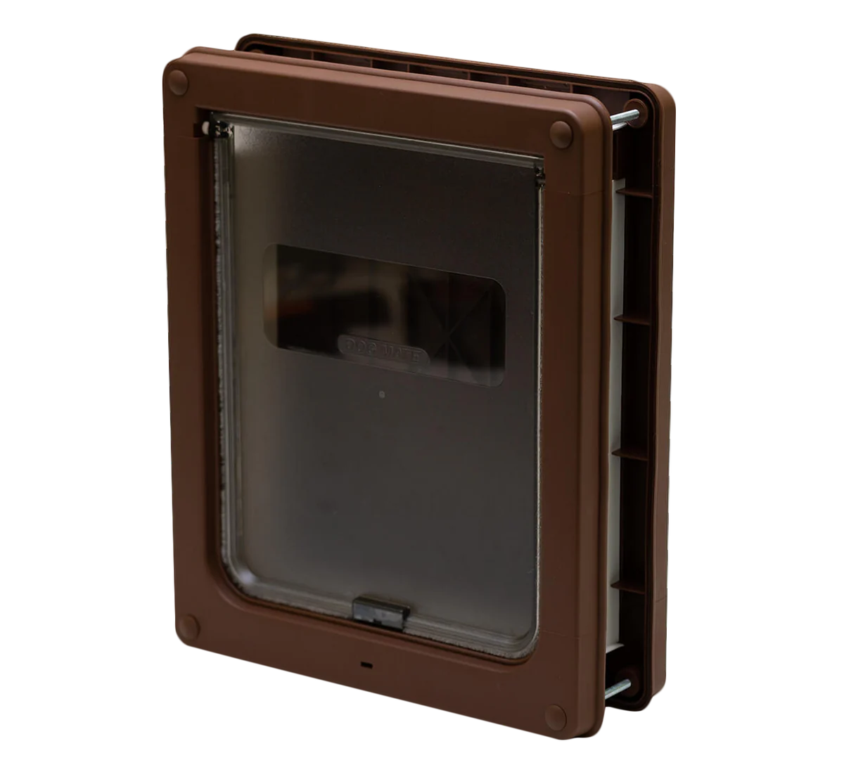 Closer Pets Medium Door Fitting Dog Door Brown CP215B