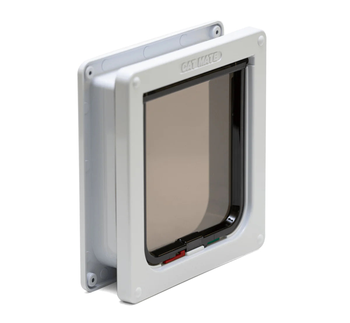 Closer Pets 4-Way Locking, Door Fitting cat flap White CP235W