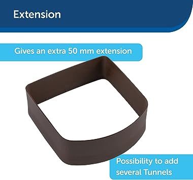 PetSafe® Microchip Cat Flap Tunnel Extender Brown PAC54-16765 Pack of 6