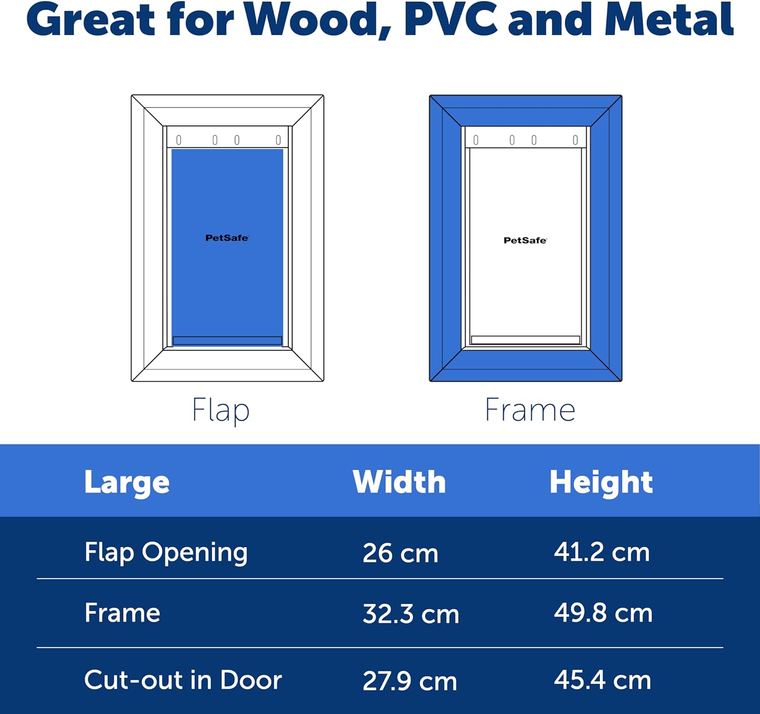 PetSafe® Aluminium Extreme Weather Door™ Large ZPA19-16854