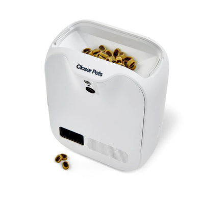 Closer Pets Treatview Pet Camera with Treat Dispenser (ios/Android compatible)