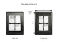 RANGER Pet Door for Doors Black Frame Grey Flap Small DM-S-BLKGRY