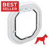 Pet-Tek White Glass Fitting Dog Door G-DDW
