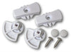 Pet-Tek Glass fitting Dog Door Locking dial set White G-LDDDW