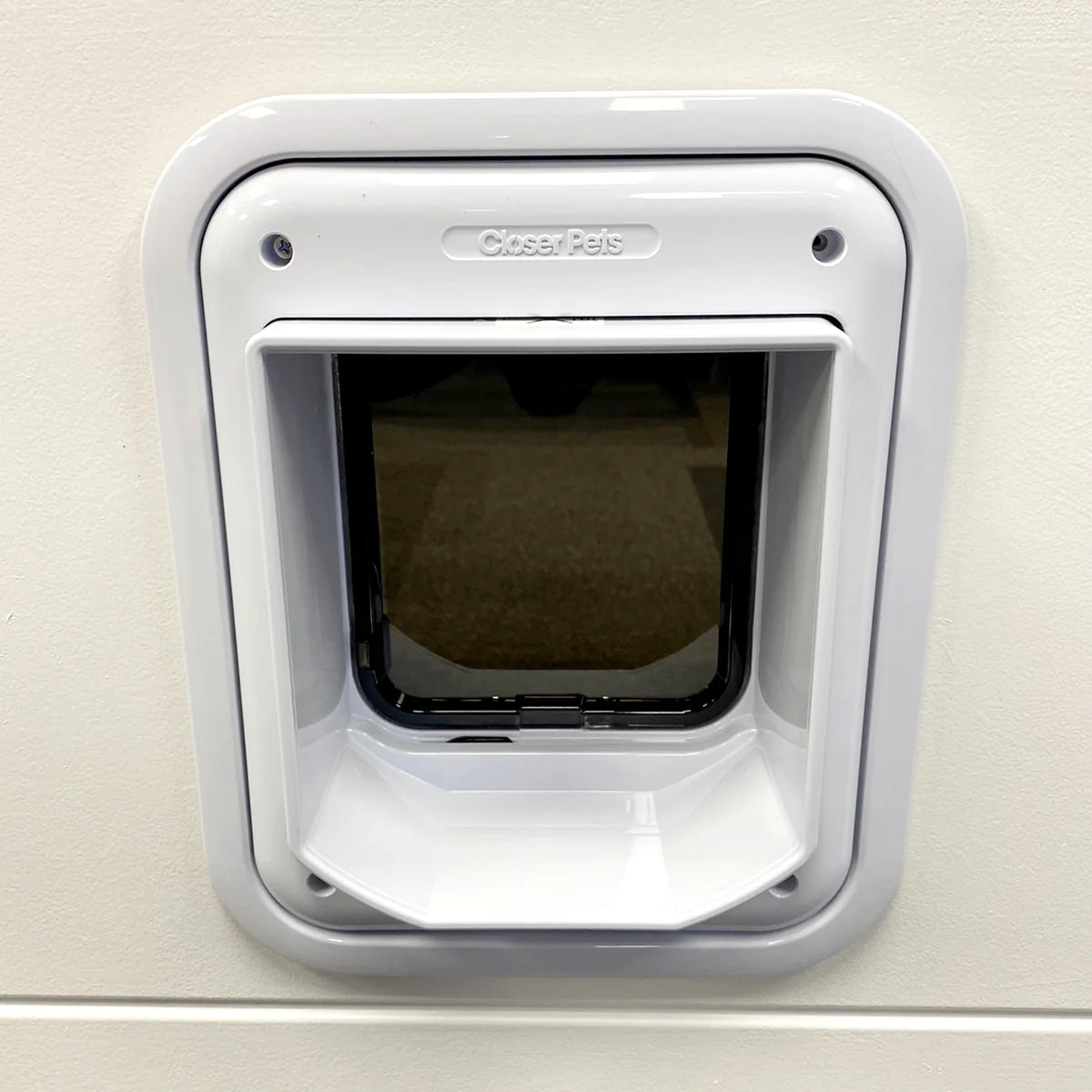 Closer Pets Cat Flap Adapter Kit for Composite Metal Doors White CP387 Superior Pet Doors