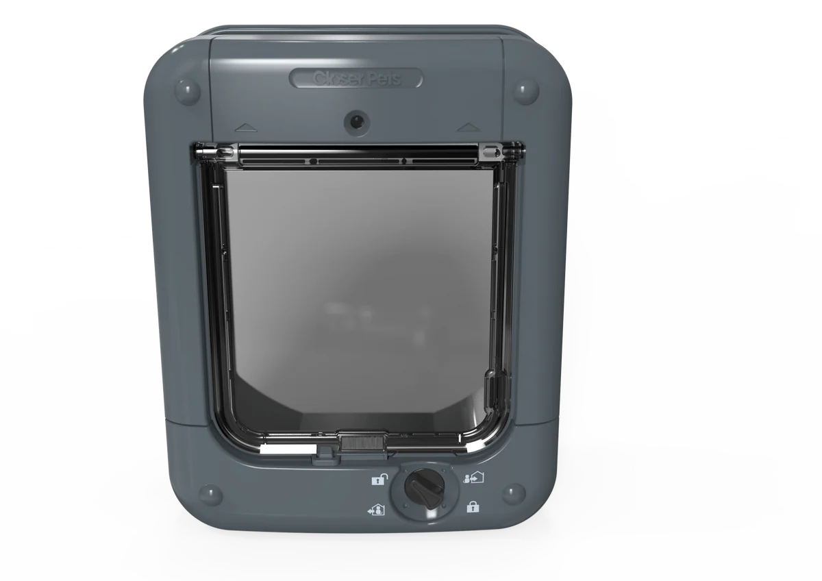 Closer Pets Microchip Cat Flap Dark Anthracite Grey CP360G