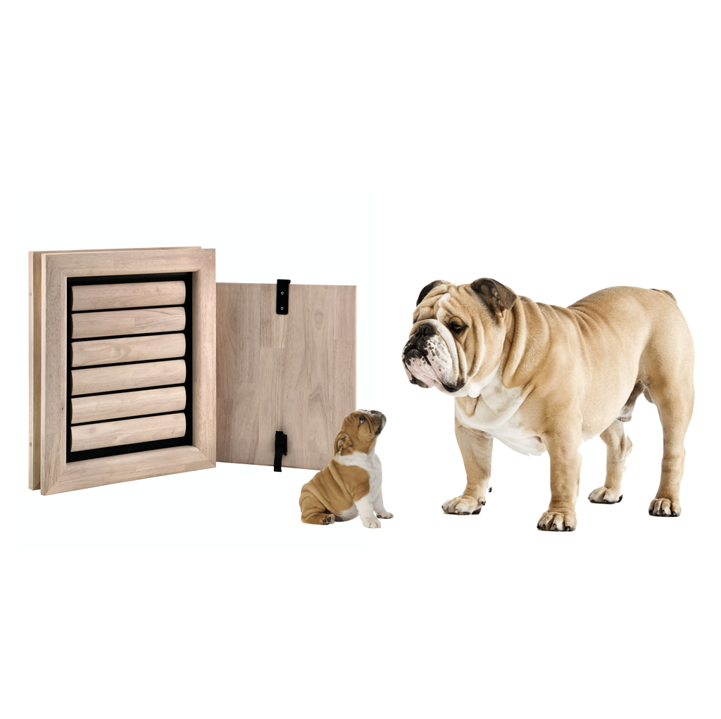 Tomsgates Jake Natural Finish Rubberwood for Doors JKEnatDR