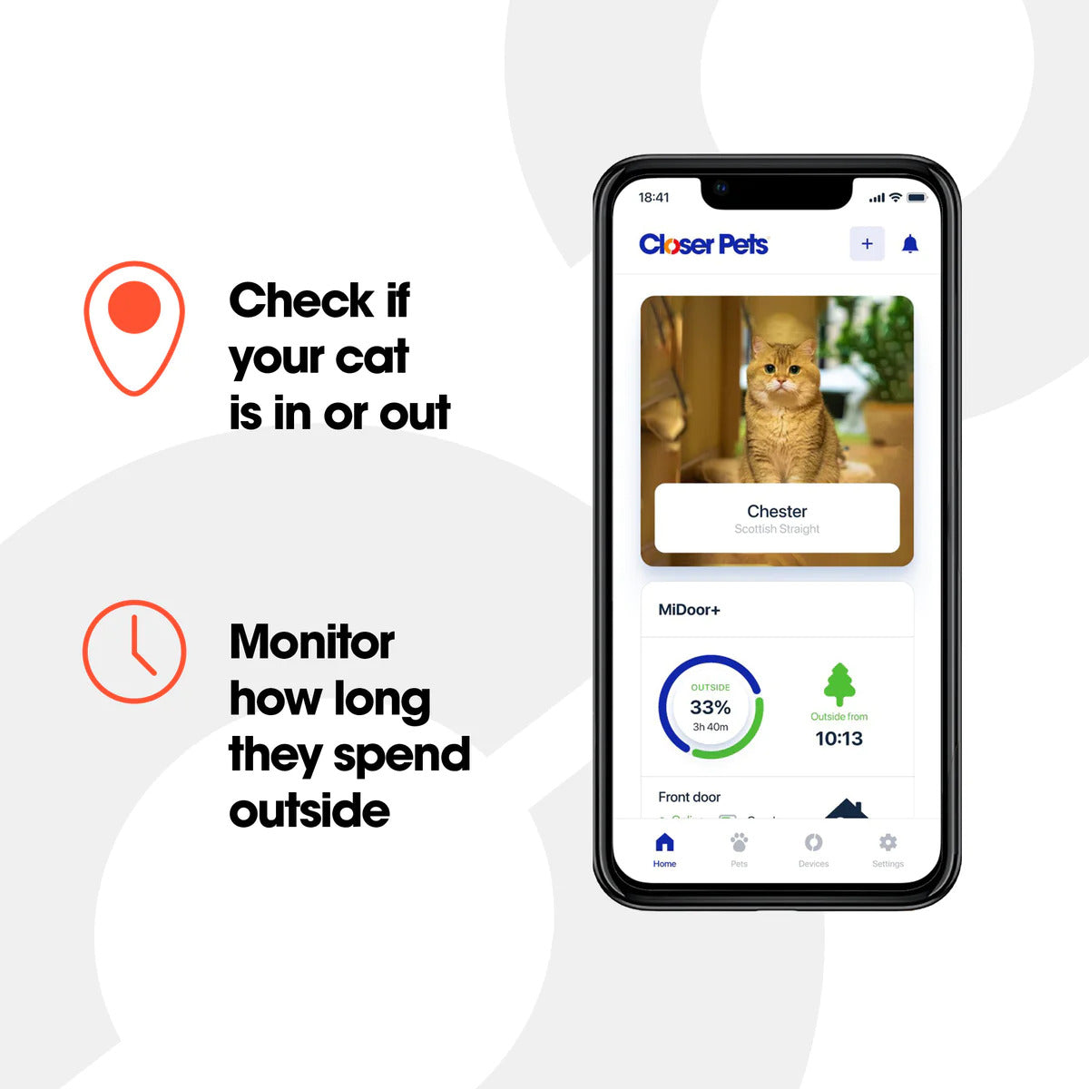 Closer Pets MiDoor+ Smart Microchip Cat Flap With MiHub CP556W
