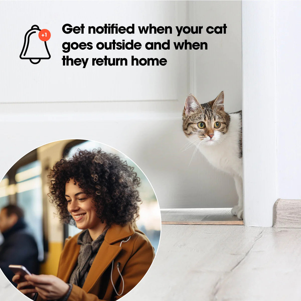 Closer Pets MiDoor+ Smart Microchip Cat Flap With MiHub CP556W