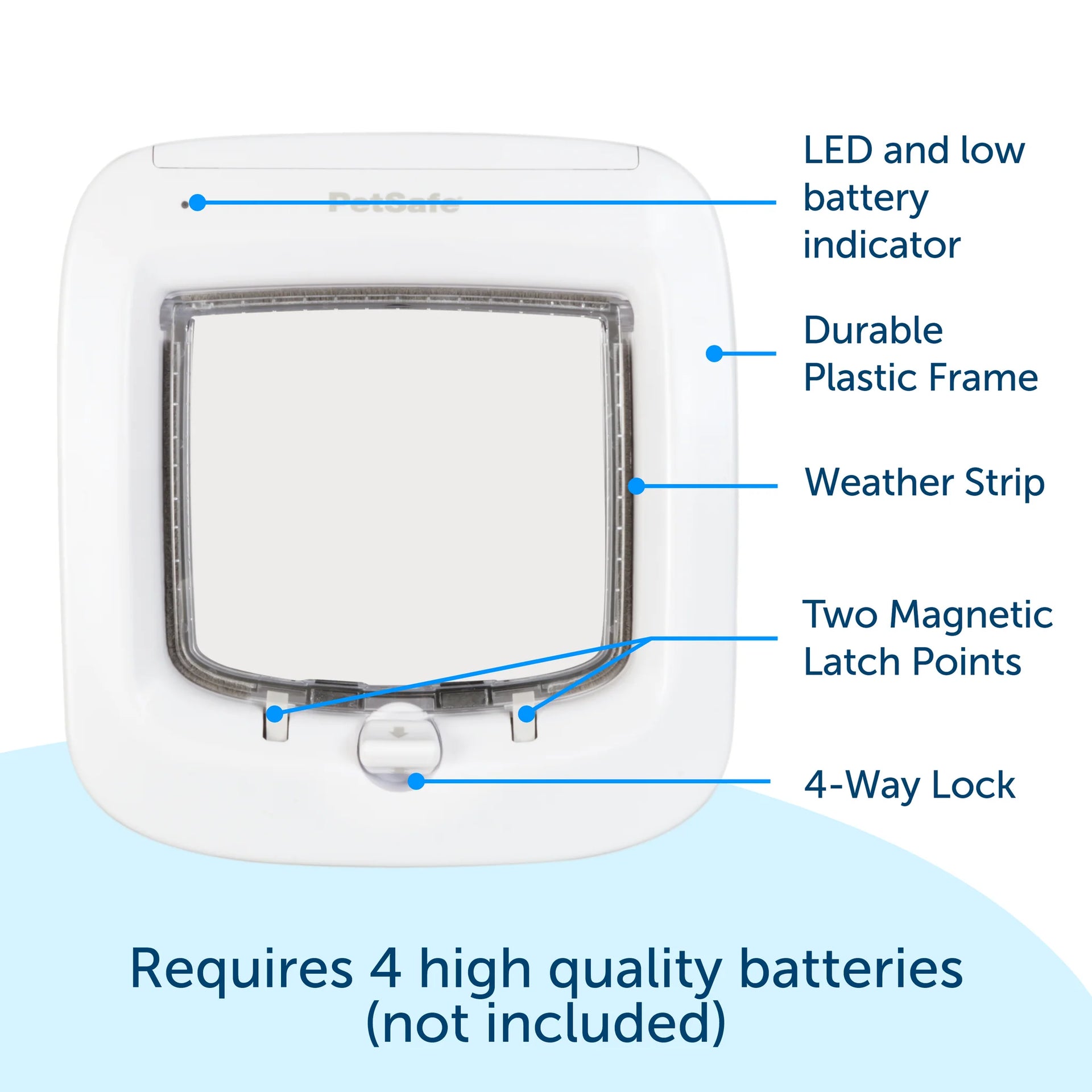 PetSafe Microchip Cat Flap Brown PPA19-16811