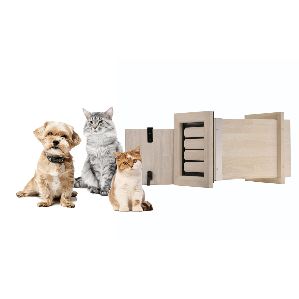 Tomsgates Nipper Natural Finish Rubberwood for Walls NIPnatWL