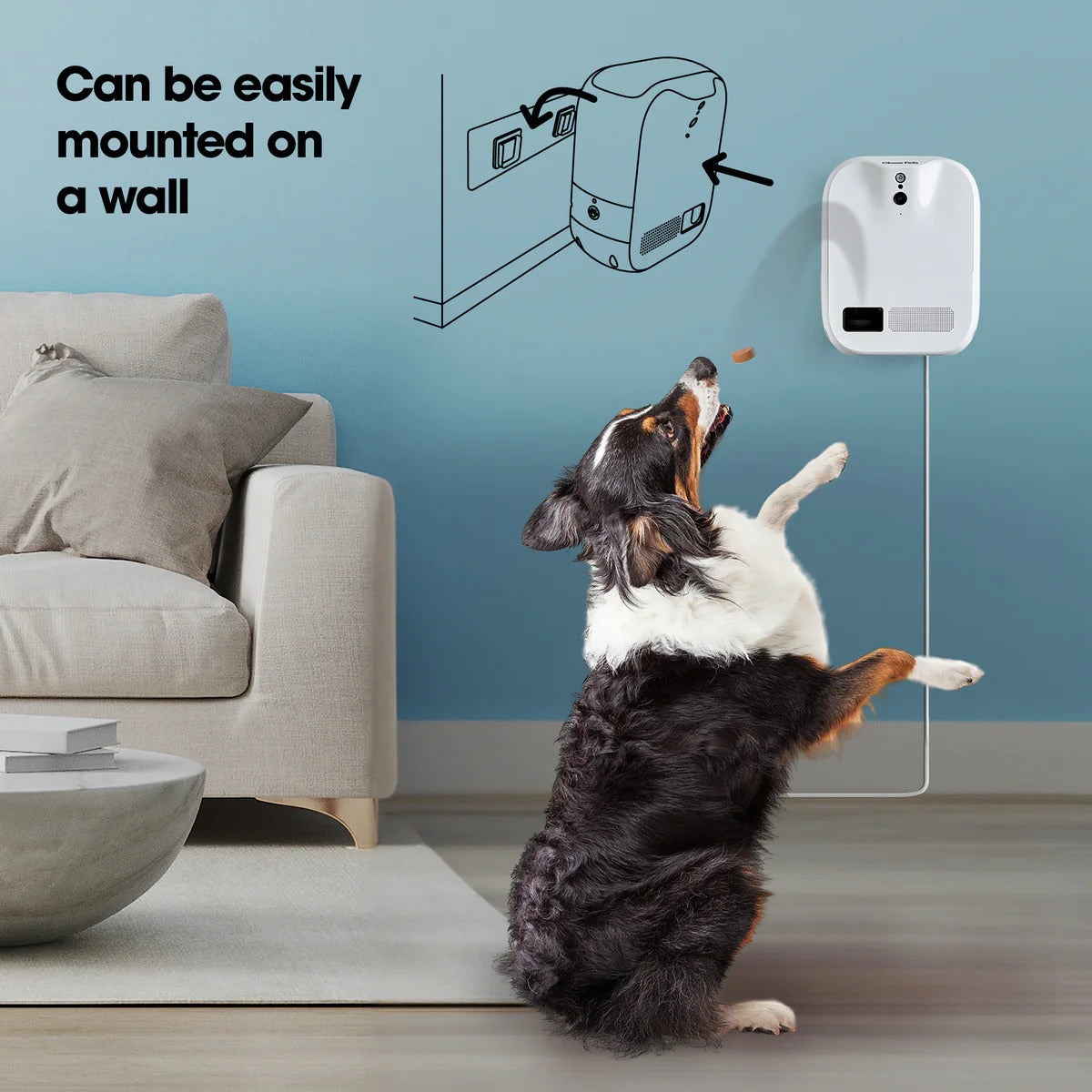 Closer Pets Treatview Pet Camera with Treat Dispenser (ios/Android compatible)