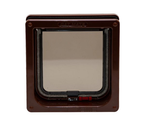 Closer Pets Internal Door fitting cat flap Brown CP234B