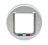 Closer Pets Large Glass and Wall fitting cat flap White CP357W