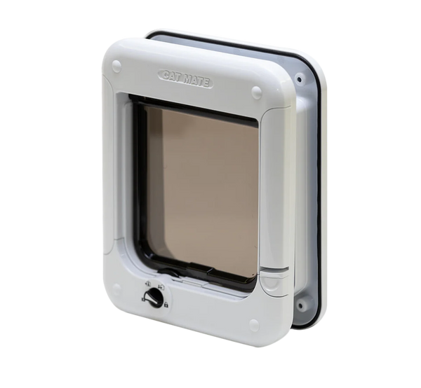 Closer Pets Rotary 4-Way Cat Flap White CP358W