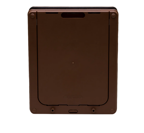 Closer Pets Medium Door Fitting Dog Door Brown CP215B