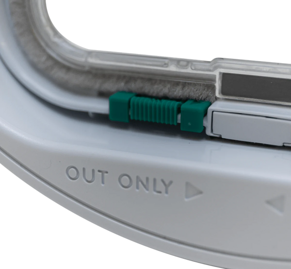 Closer Pets Glass fitting Cat Flap White CP210W