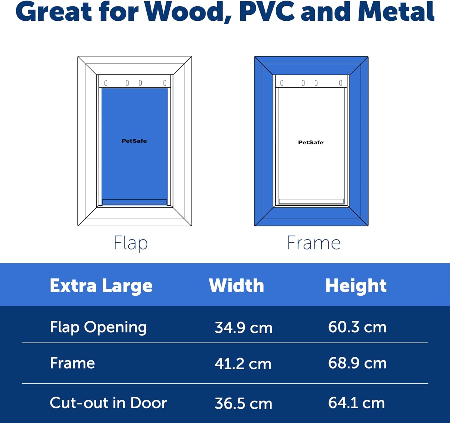 PetSafe® Aluminium Extreme Weather Door™ Extra Large ZPA19-16855