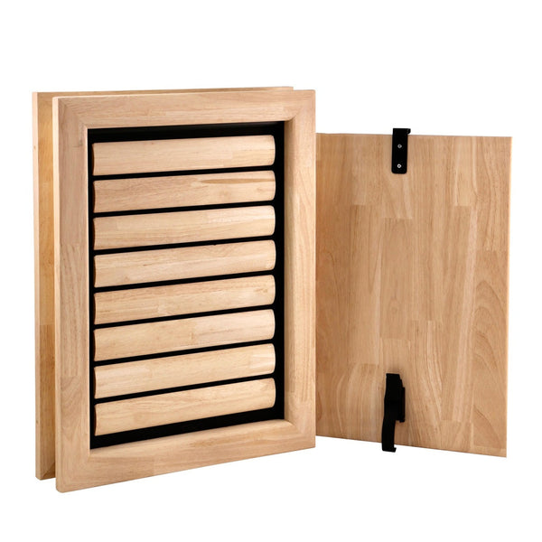 Tomsgates Beethoven Grey Transparent Finish Rubberwood for Doors BTNGRYDR