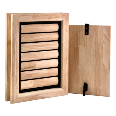 Tomsgates Bouncer Natural Finish Rubberwood for Doors BNCnatDR