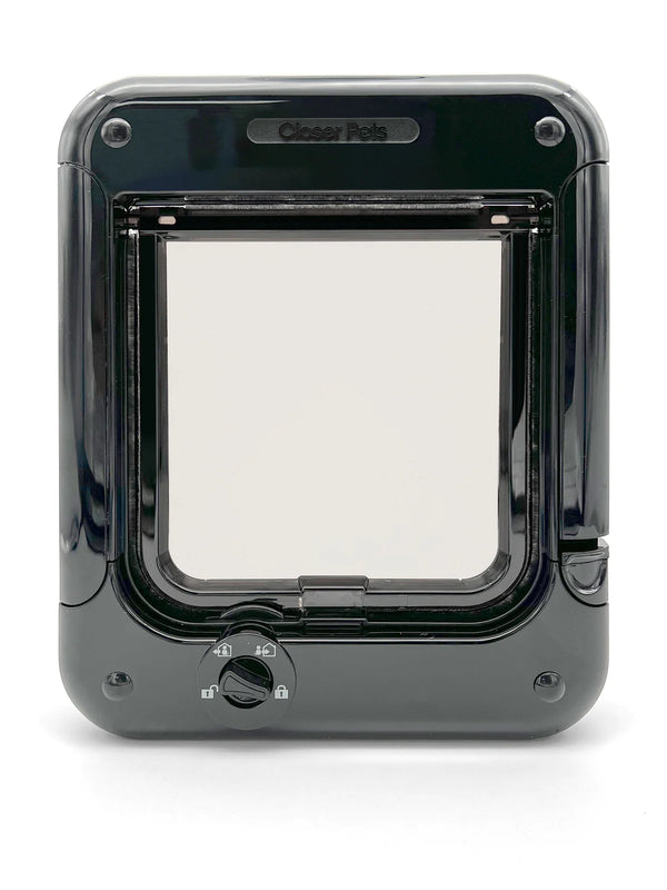 Closer Pets Rotary 4-Way Cat Flap Black CP358BK