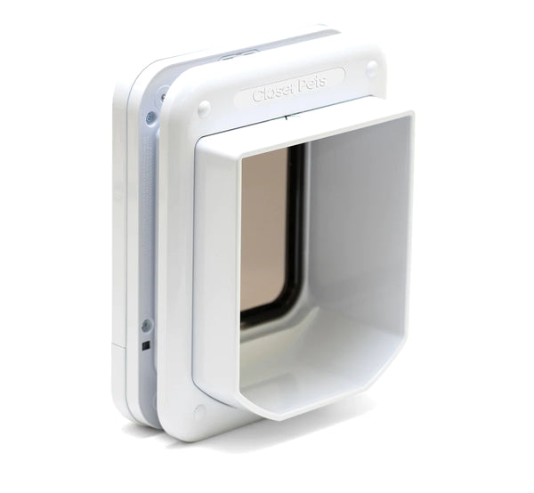 Closer Pets Microchip Cat Flap White CP360W