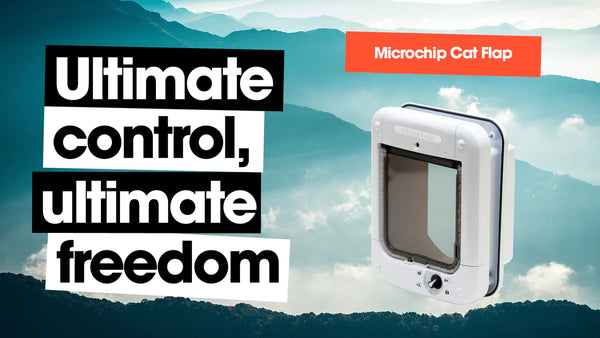 Closer Pets Microchip Cat Flap White CP360W