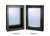 RANGER Pet Door for Doors Black Frame Clear Flap Large DM-L-BLKCLR