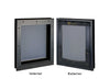 RANGER Pet Door for Doors Black Frame Grey Flap Medium DM-M-BLKGRY