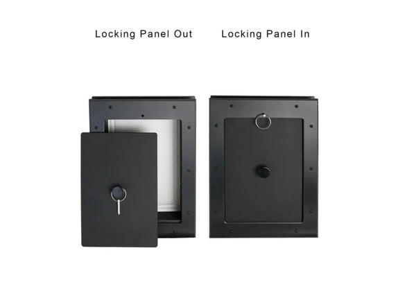 RANGER Pet Door for Doors Black Frame Grey Flap Small DM-S-BLKGRY