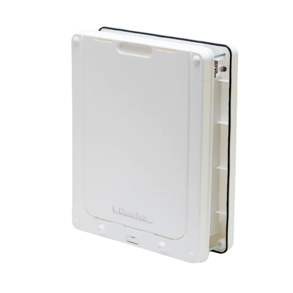 Closer Pets Medium Door Fitting Dog Door White CP215W