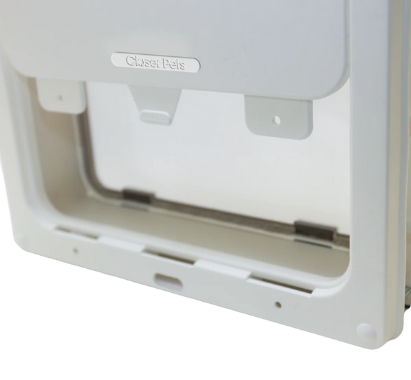 Closer Pets Large Door Fitting Dog Door White CP216W