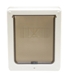 Closer Pets Medium Door Fitting Dog Door White CP215W