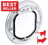 Pet-Tek Clear Maxi Dual Glaze Glass Fitting Cat Flap G-SDDC