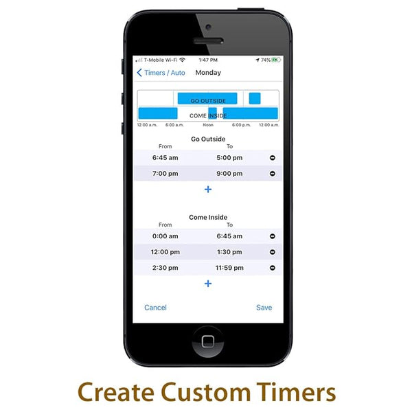 High Tech Pet WiFi Controlled Power Pet Door Large PX2-WiFi