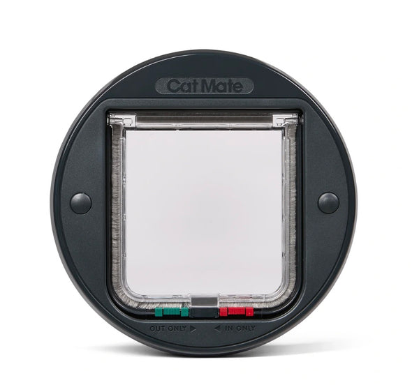 Closer Pets Glass fitting Cat Flap Grey CP210G
