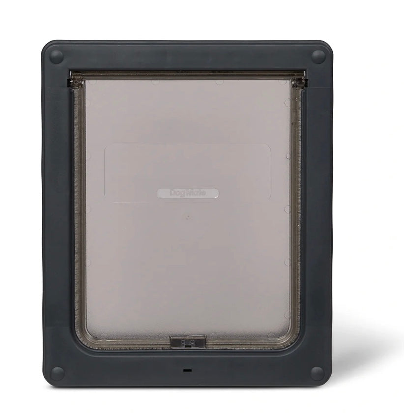 Closer Pets Medium Door Fitting Dog Door Grey CP215G