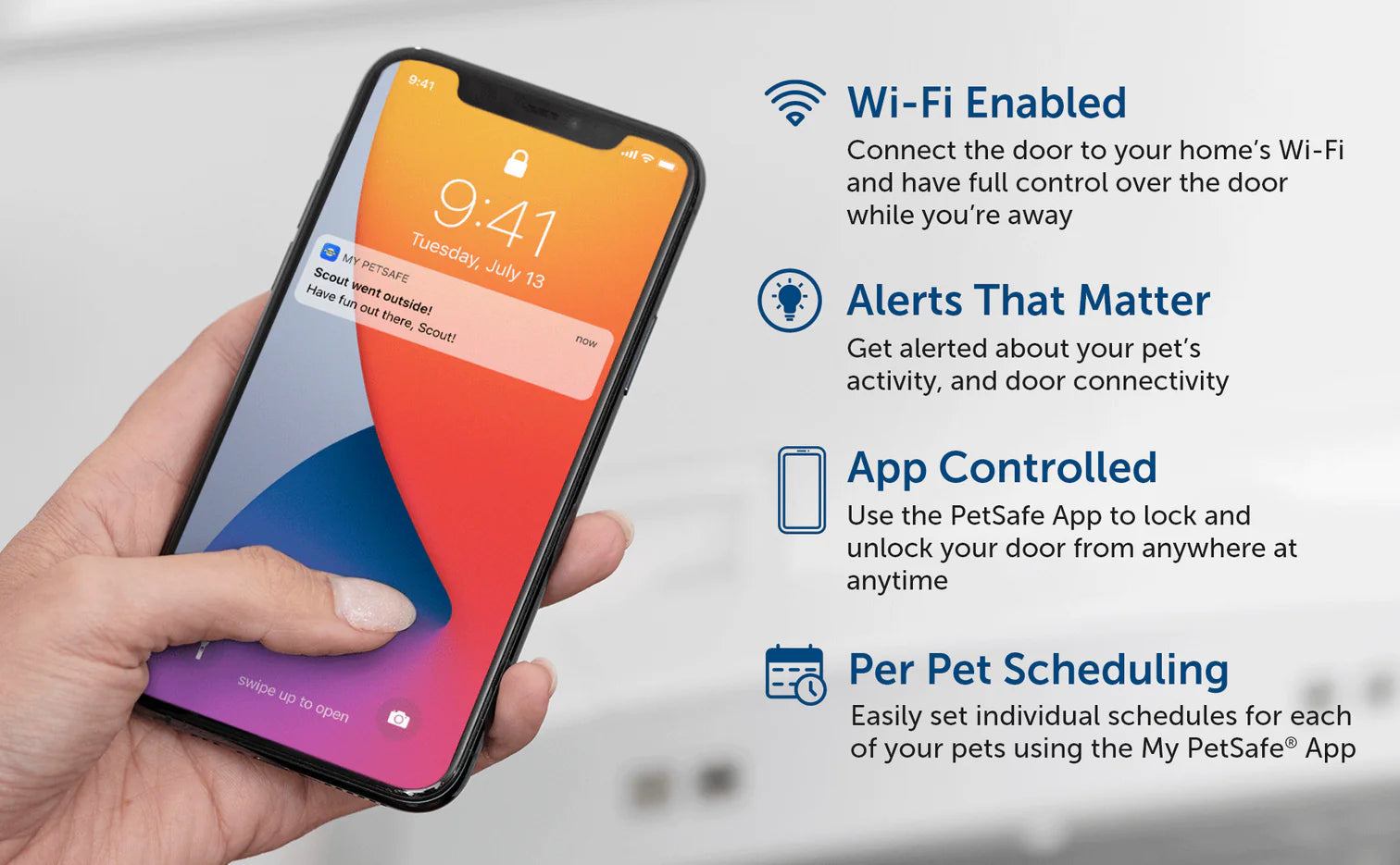 PetSafe® SmartDoor Connected Pet Door Medium ZPA19-17252