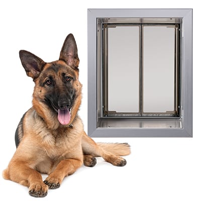 PlexiDor Wall Series Large Silver PD WALL LG SV