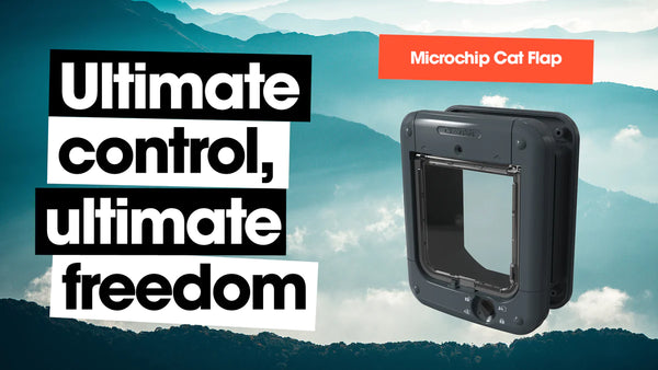 Closer Pets Microchip Cat Flap Dark Anthracite Grey CP360G