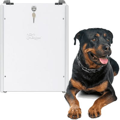 PlexiDor Sliding Tracks Extra Large White PD SLD TRK XL WH